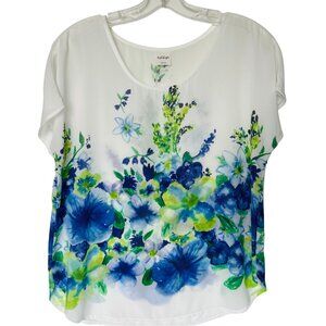 Like New Stitch Fix Opaque Floral Top - Size M